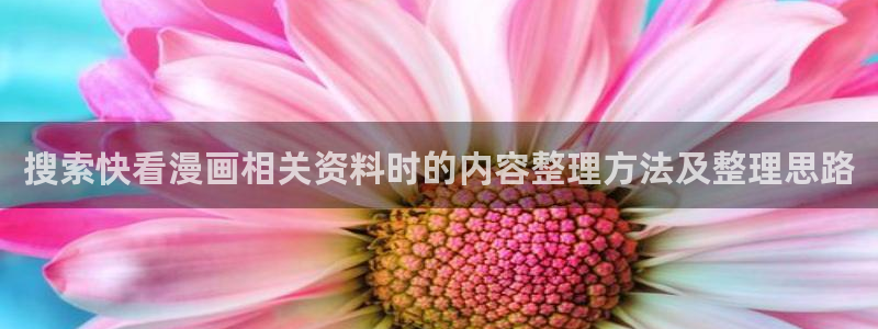 漫画岛漫画专区：搜索快看漫画相关资料时的内容整理方法及整理思路
